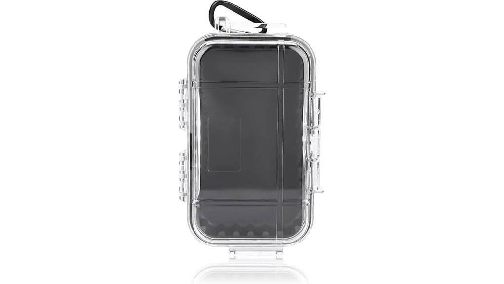 clear waterproof edc tool case