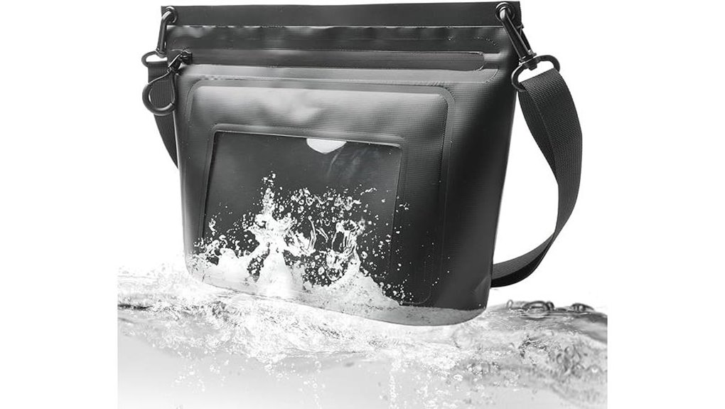 clear waterproof floating phone bag