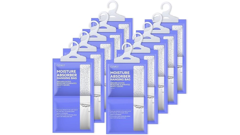 clevast 10 pack dehumidifier packets
