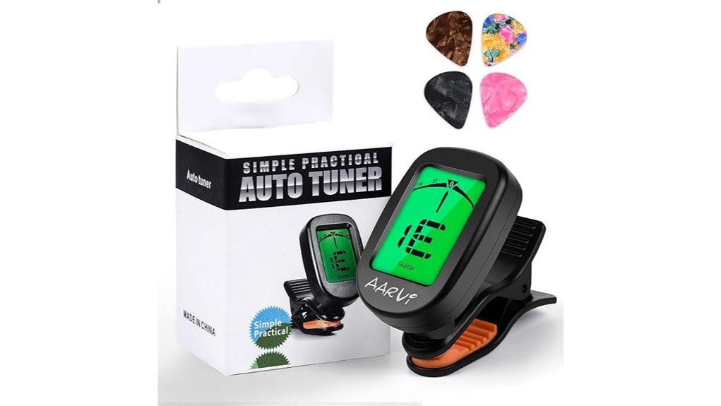 clip on chromatic guitar tuner