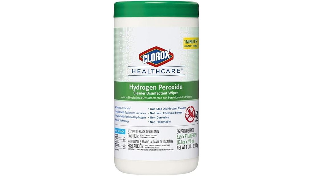 clorox healthcare hydrogen peroxide wipes