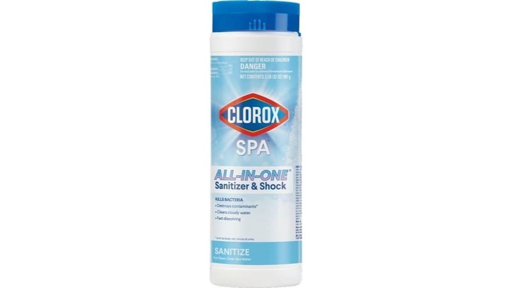 clorox spa shock sanitizer