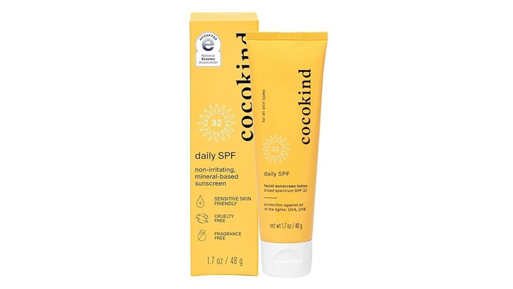 cocokind daily mineral sunscreen spf32