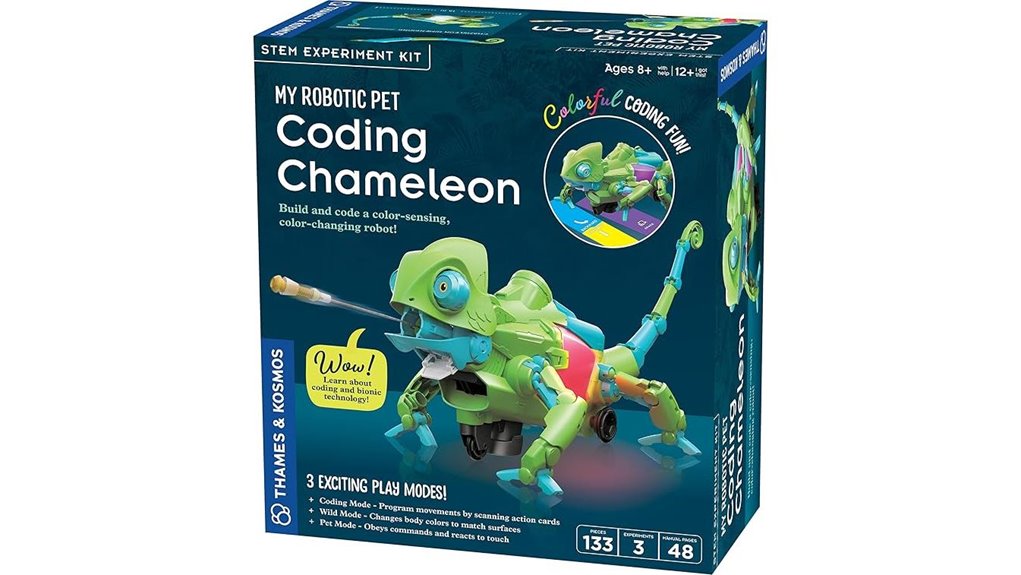 coding chameleon robotic pet