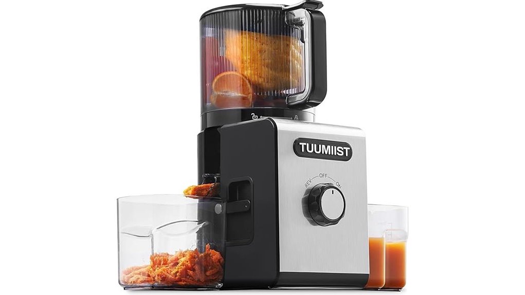 cold press juicer large chute