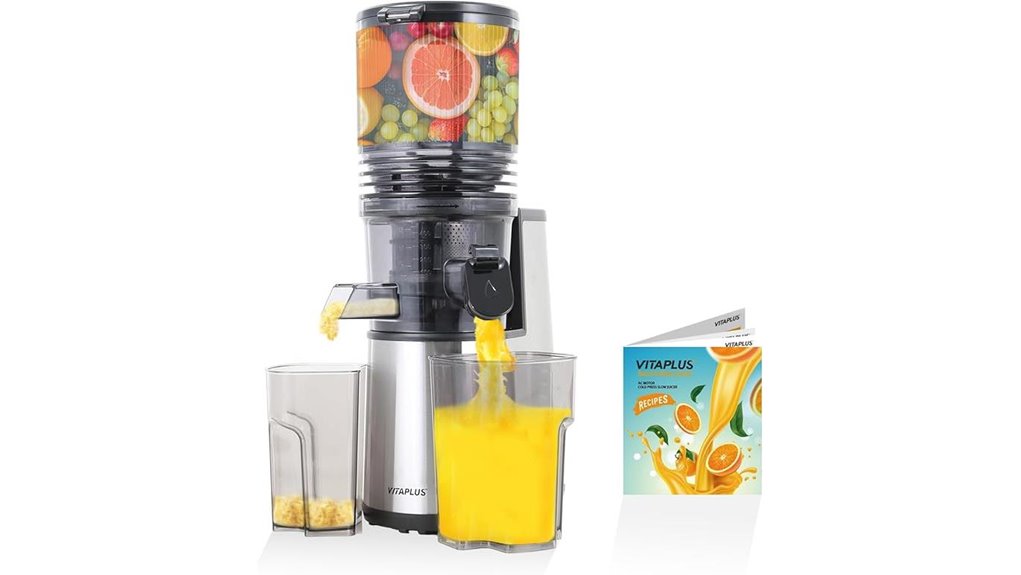 cold press masticating stainless auger