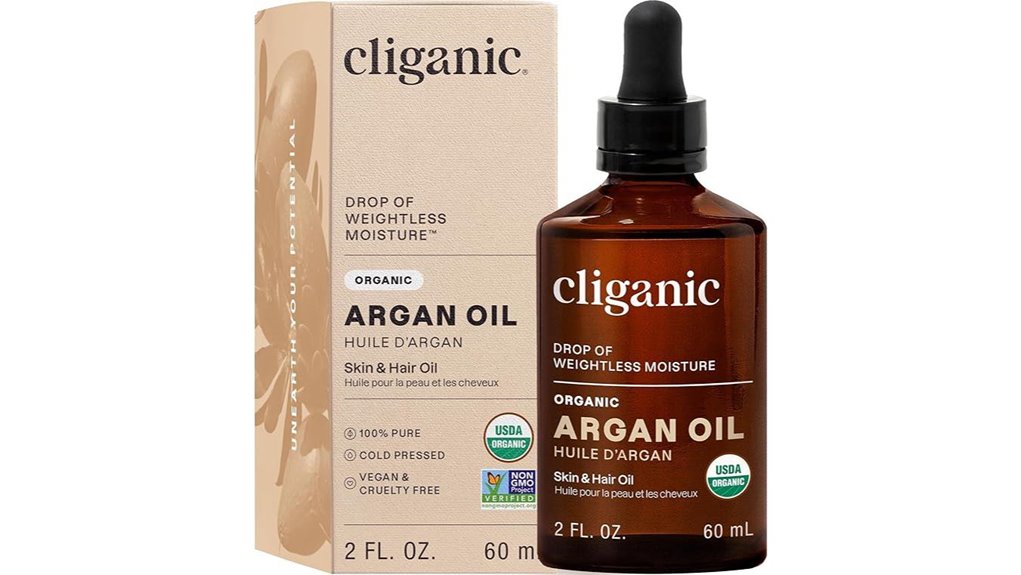 cold pressed organic argan oil