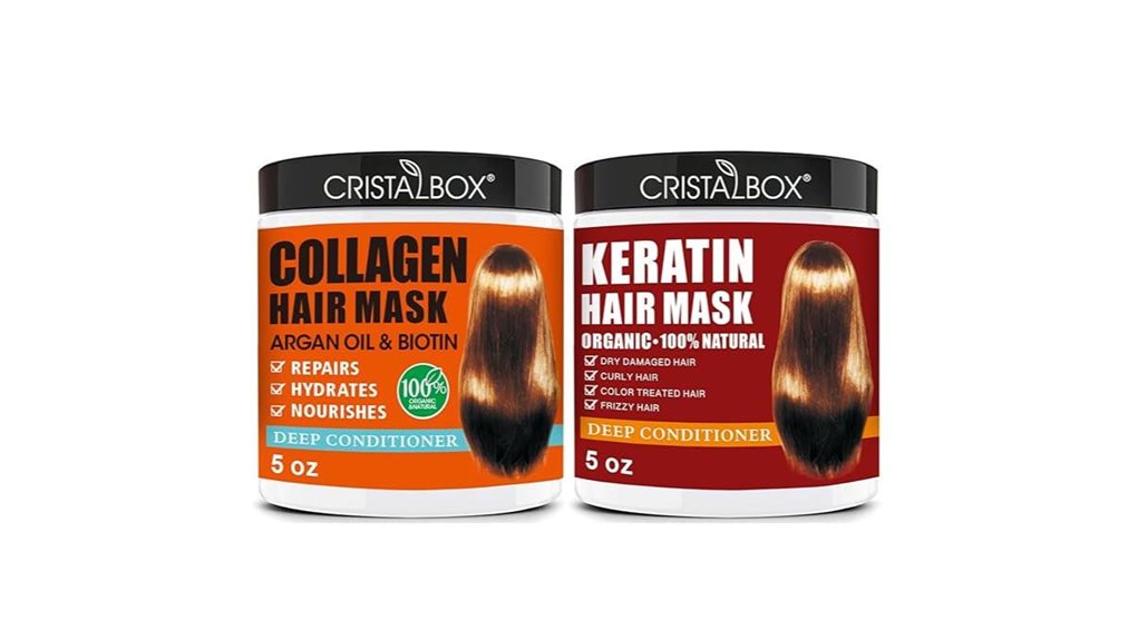 collagen and keratin hair mask