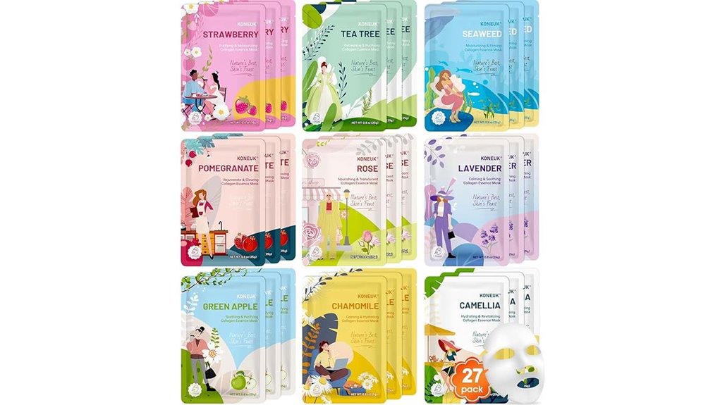 collagen hydrating sheet masks