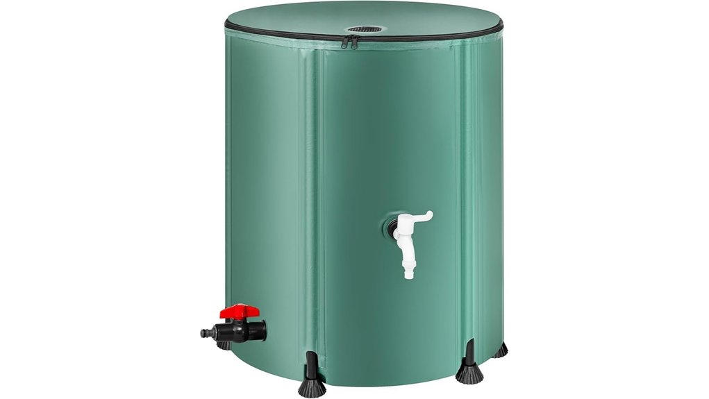 collapsible 53 gallon rainbarrel tank