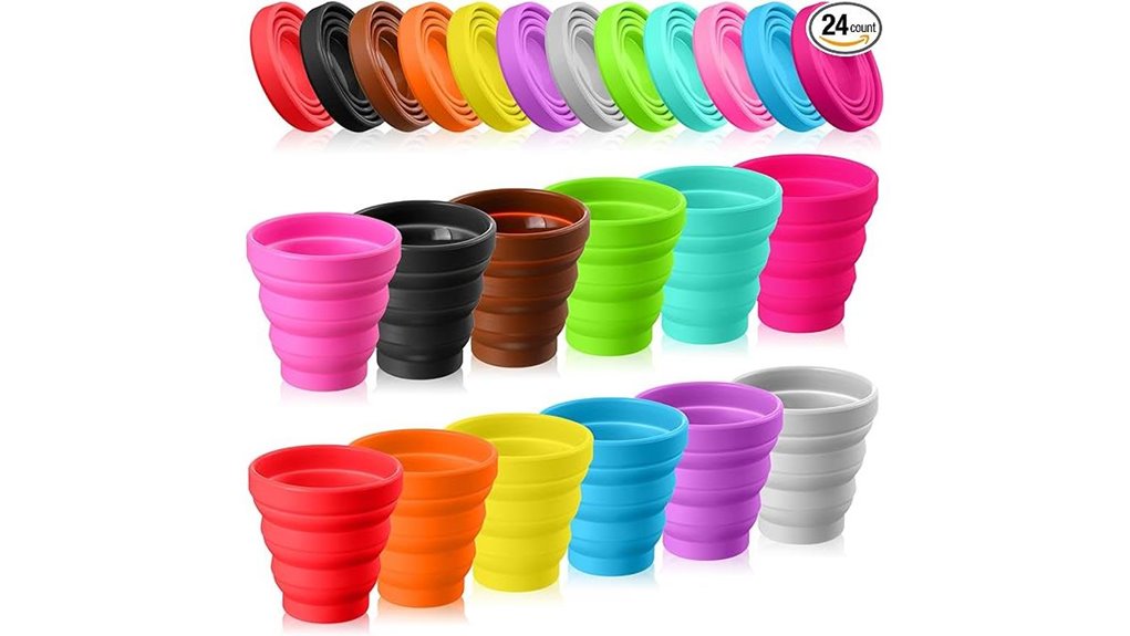collapsible silicone travel cup