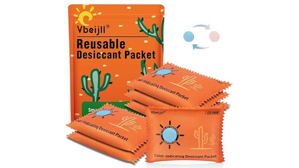 color changing silica gel desiccants