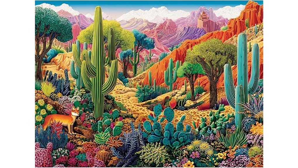 colorful 500 piece adult puzzle