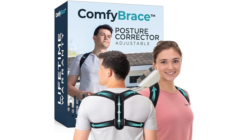 comfybrace adjustable posture correction brace
