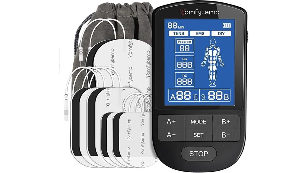 comfytemp tens ems muscle stimulator