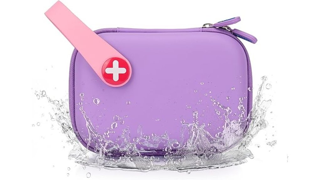 compact 113 piece waterproof kids first aid
