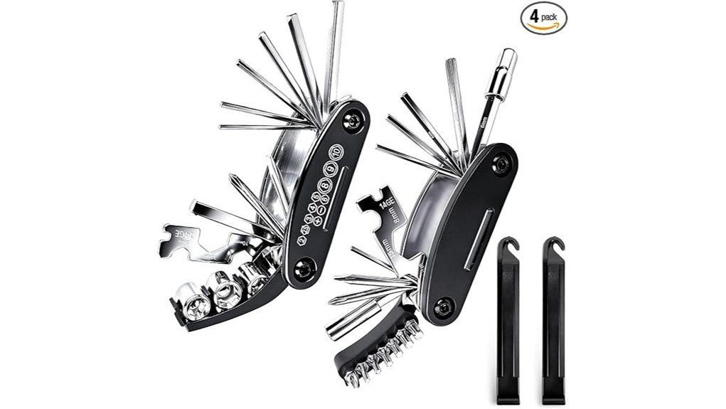 compact 16 in 1 bicycle repair kit