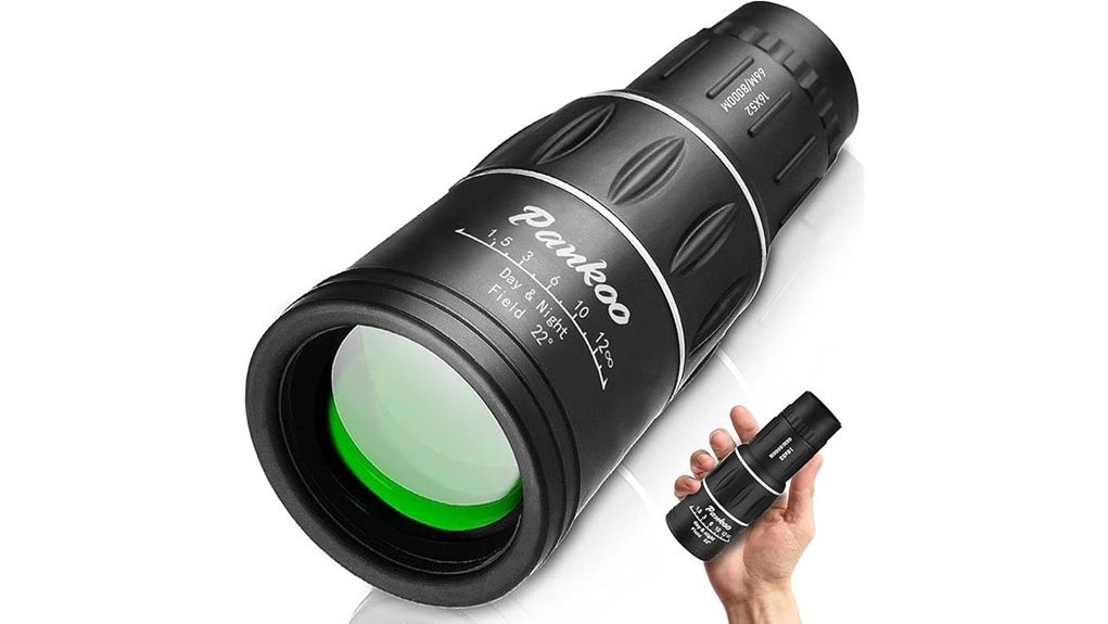 compact 16x52 high powered monocular