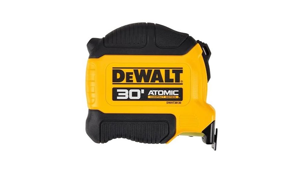 compact 30ft dewalt tape measure