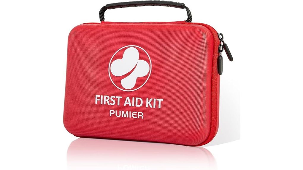compact 368 piece waterproof first aid