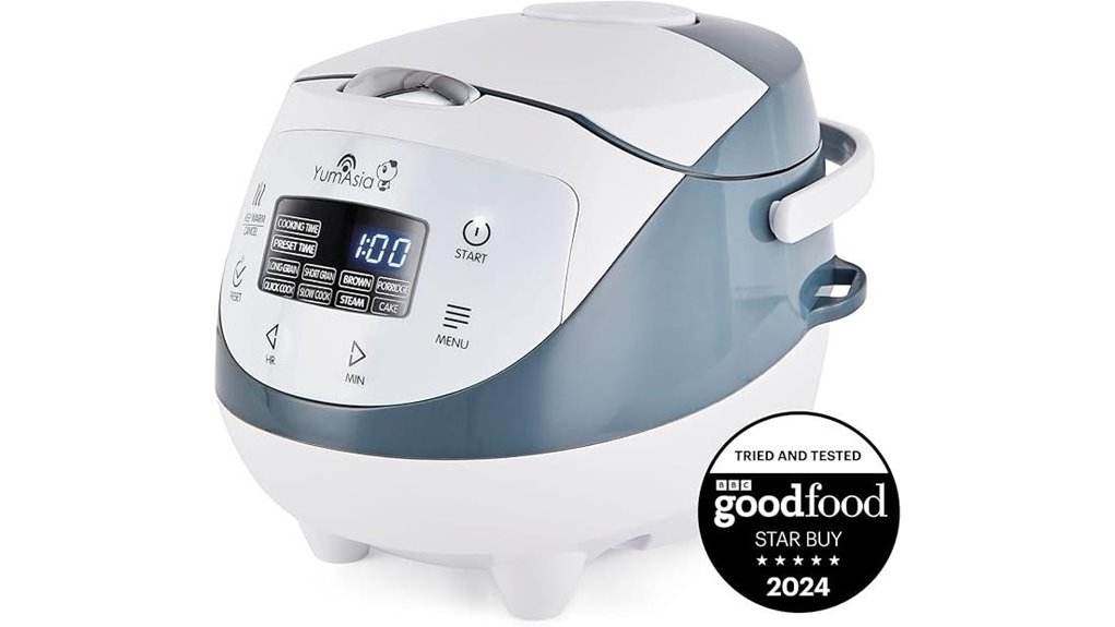 compact 3 5 cup asian rice cooker