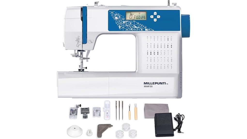 compact 40 stitch electronic sewing machine