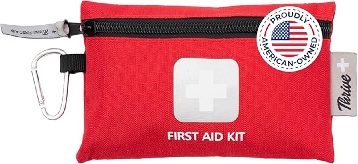 compact 66 piece waterproof first aid