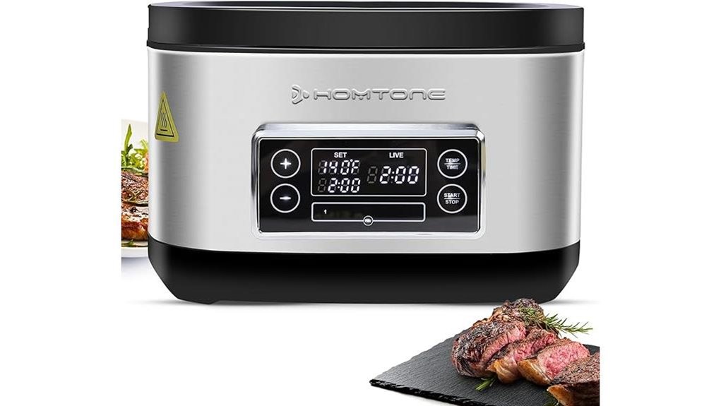 compact 8 quart stainless sous vide