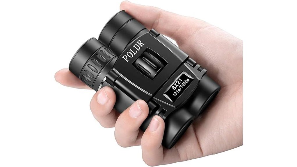 compact 8x21 travel pocket binoculars