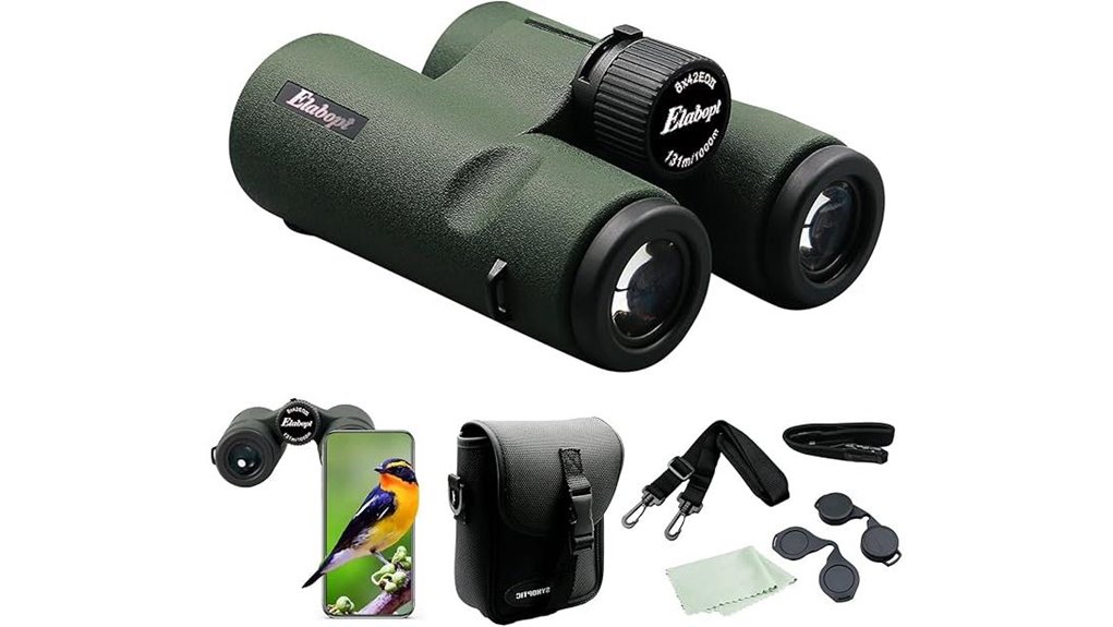 compact 8x42 waterproof binoculars