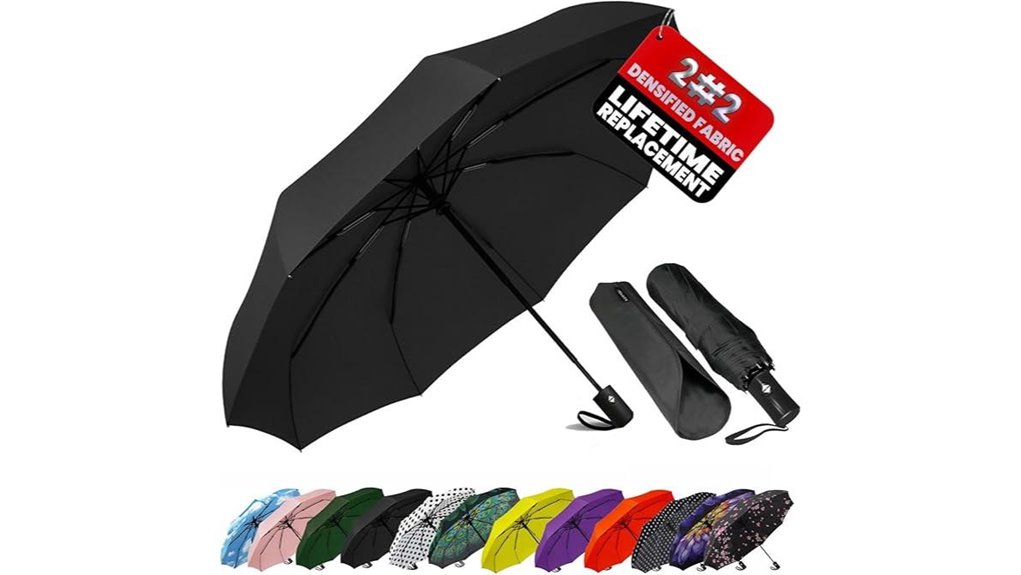 compact auto open close umbrella