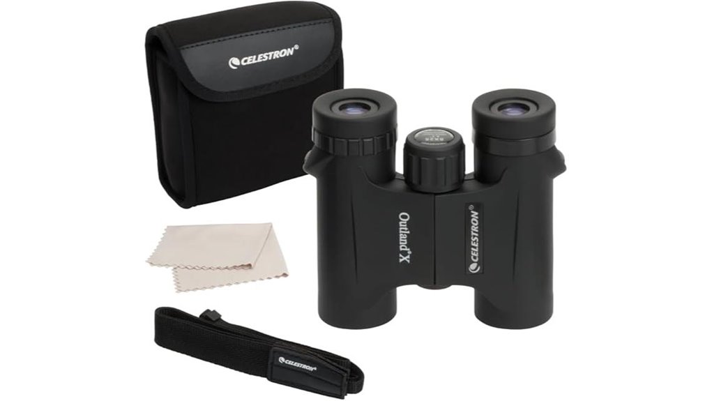 compact celestron 8x25 birding binoculars