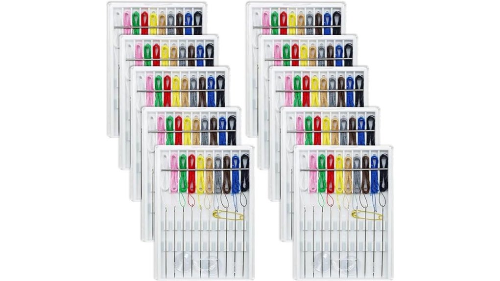 compact emergency sewing set