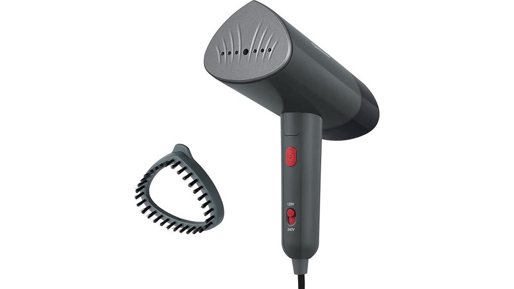 compact foldable handheld travel steamer