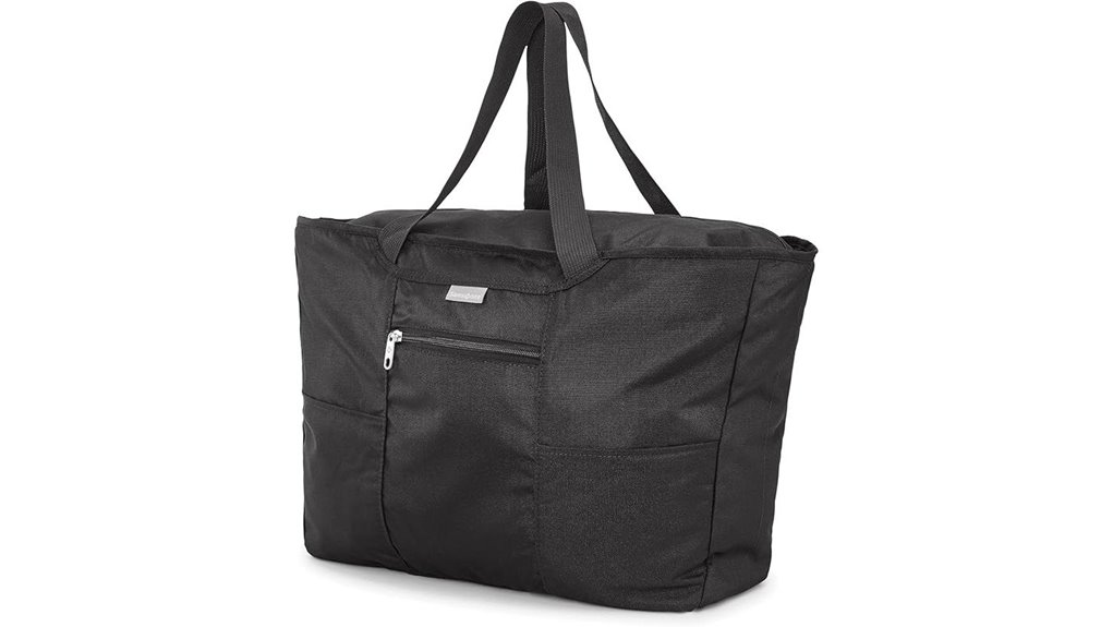 compact foldaway sling tote