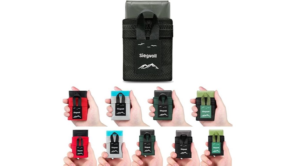 compact gray picnic blanket for two