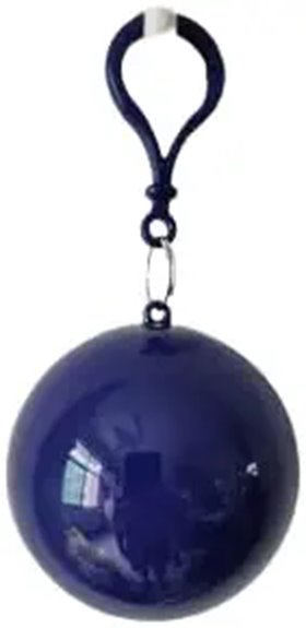 compact keychain rain poncho