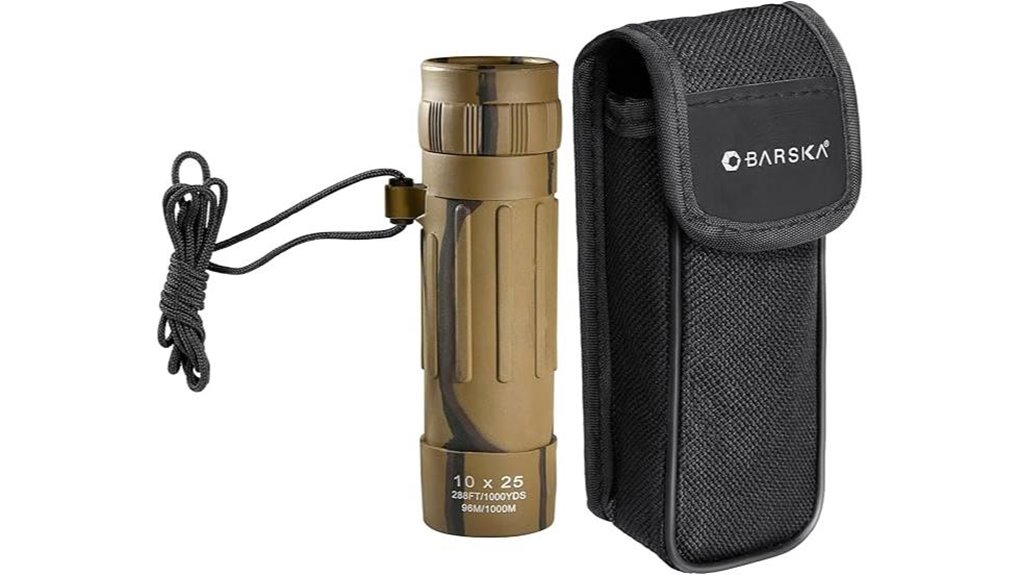 compact lightweight 10x25 monocular