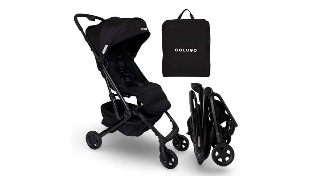 compact lightweight foldable travel stroller