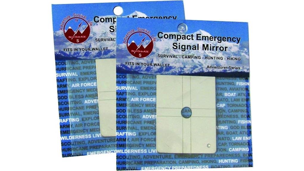 compact military grade stainless mirror