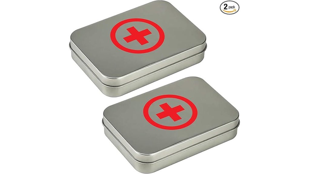 compact mini first aid tin