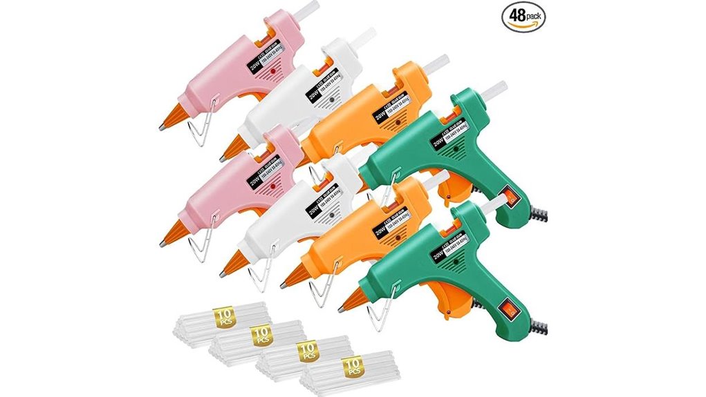 compact mini hot glue kit