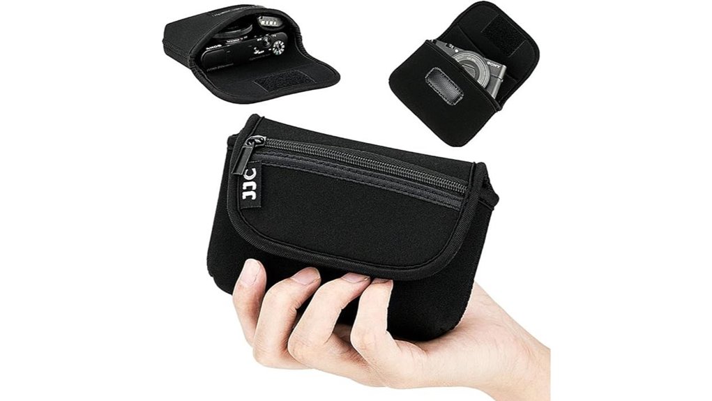compact neoprene camera travel pouch