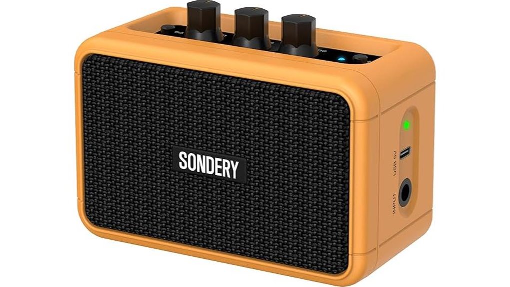 compact rechargeable bluetooth guitar amp
