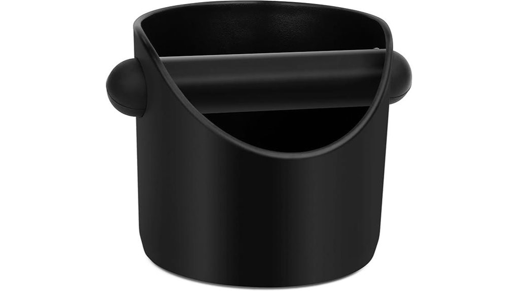 compact removable bar knockbox for coffee