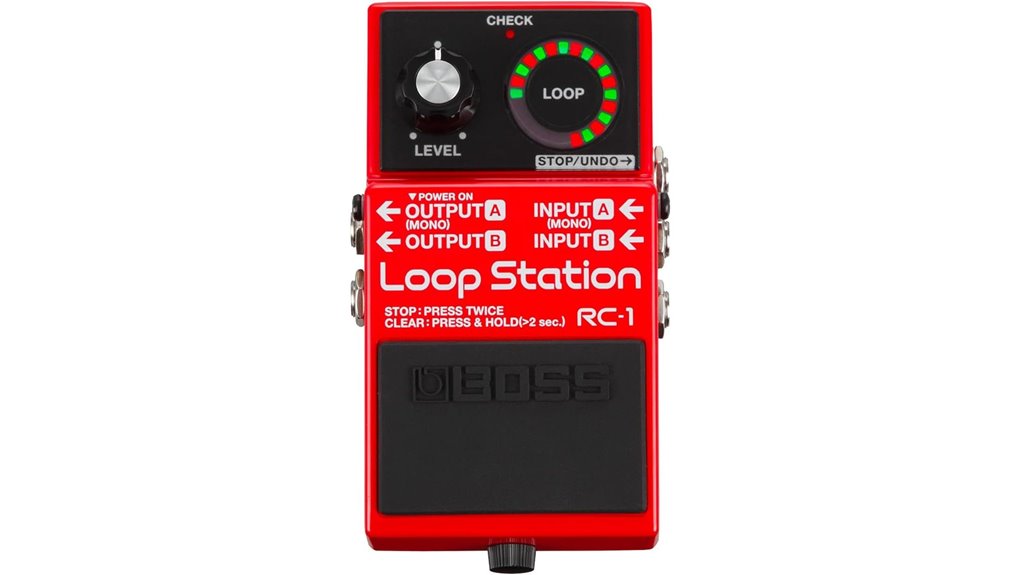 compact single track loop pedal