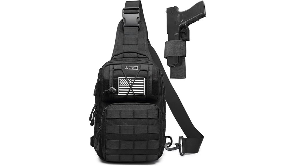 compact tactical one shoulder sling