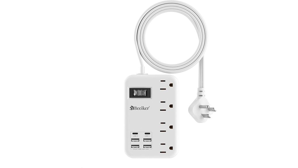 compact travel power strip