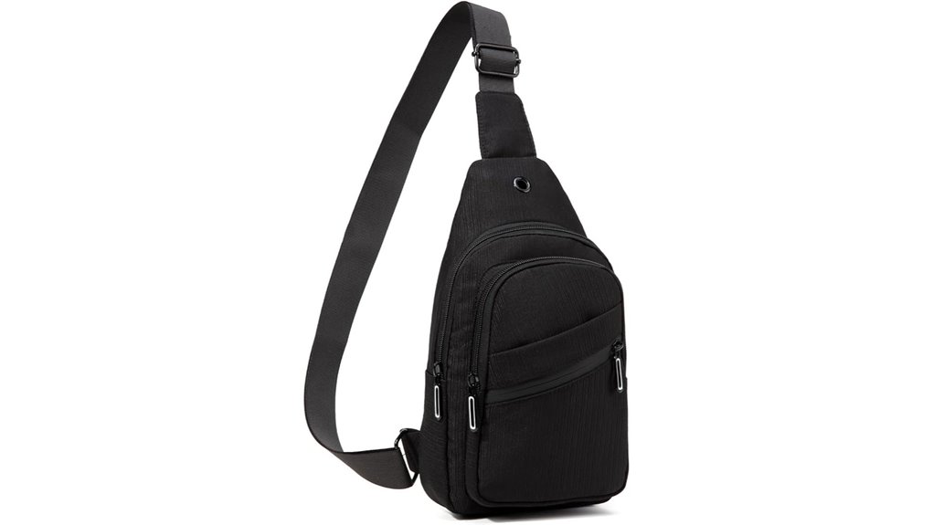 compact travel sling backpack
