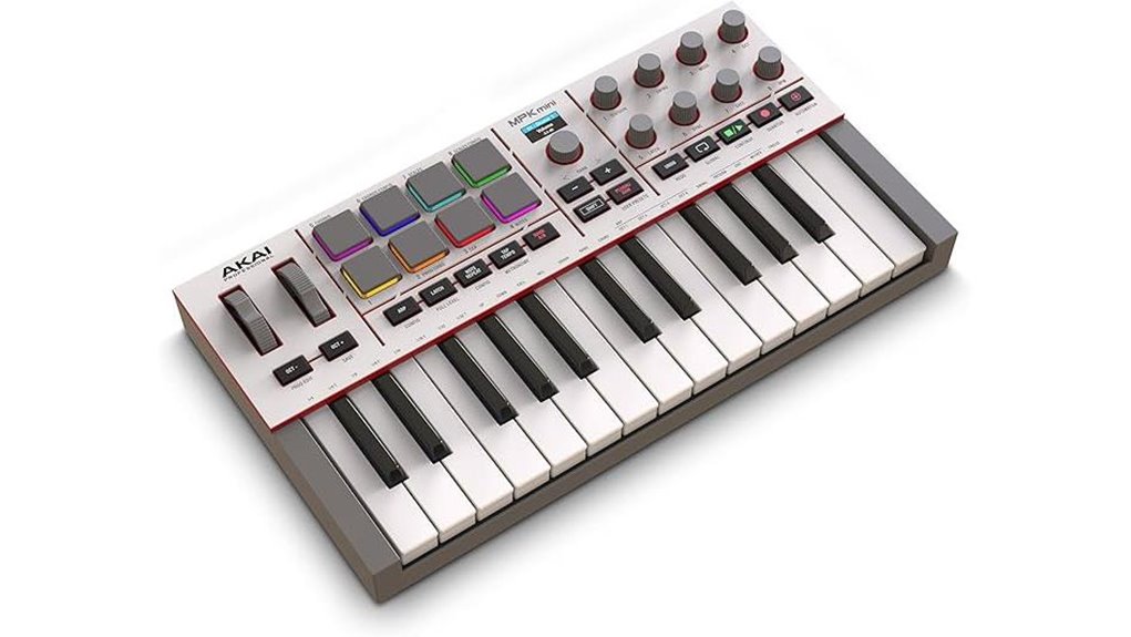 compact usb c midi controller